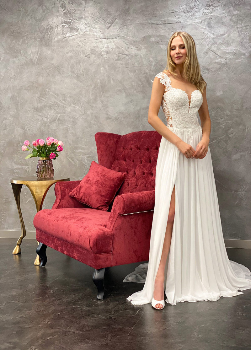 Amera Vera 2021 Brautkleid B2118 2 bei Marinette Brautmoden Dortmund